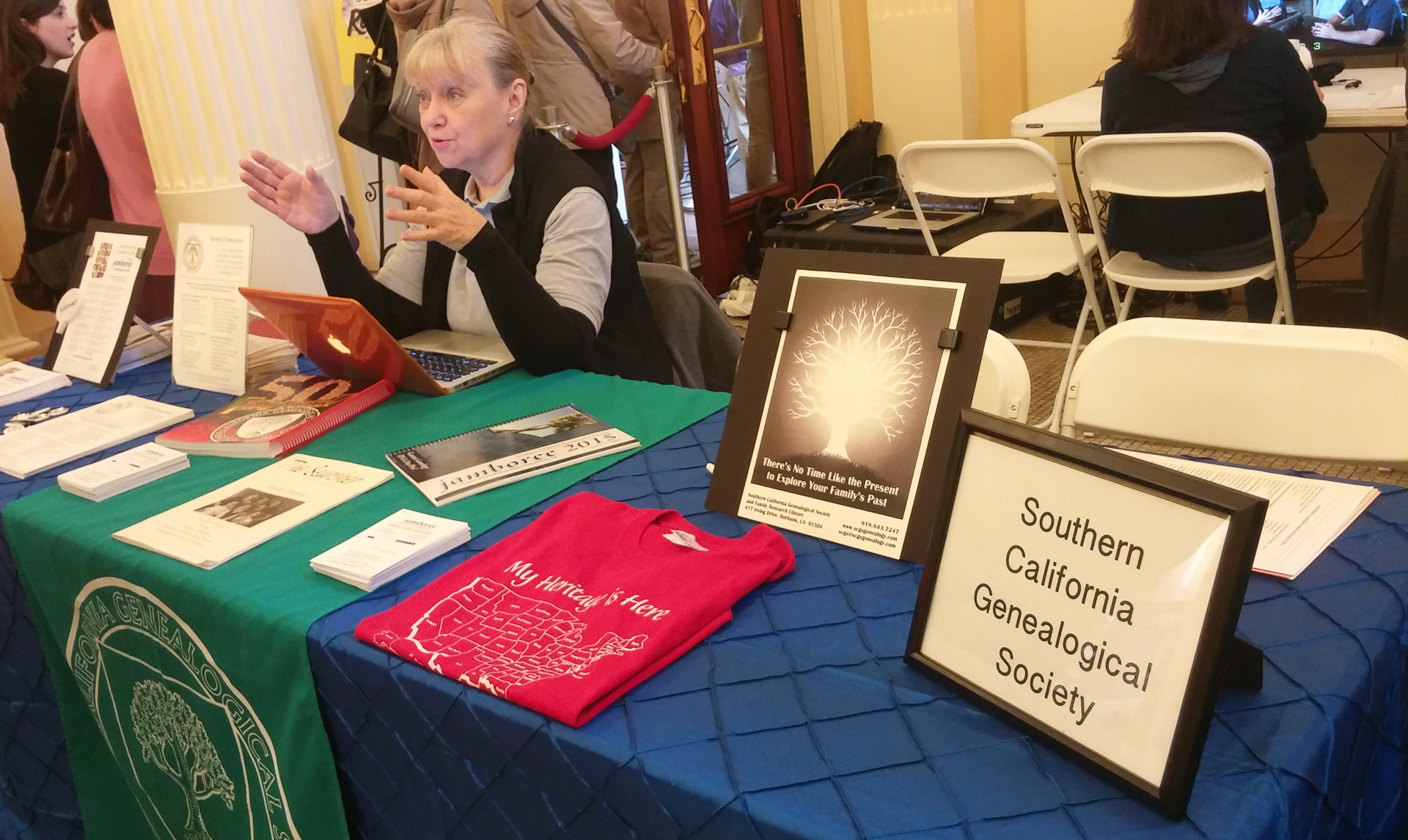 The Booth for the Southern California Genealogical Society